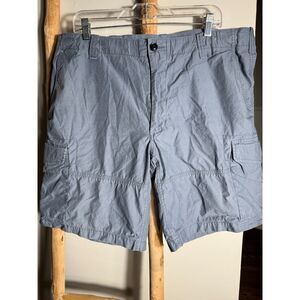 Polo Ralph Lauren Mens 40 Gray Cargo Shorts Classic Fit Cotton Casual Utility